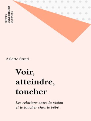 cover image of Voir, atteindre, toucher